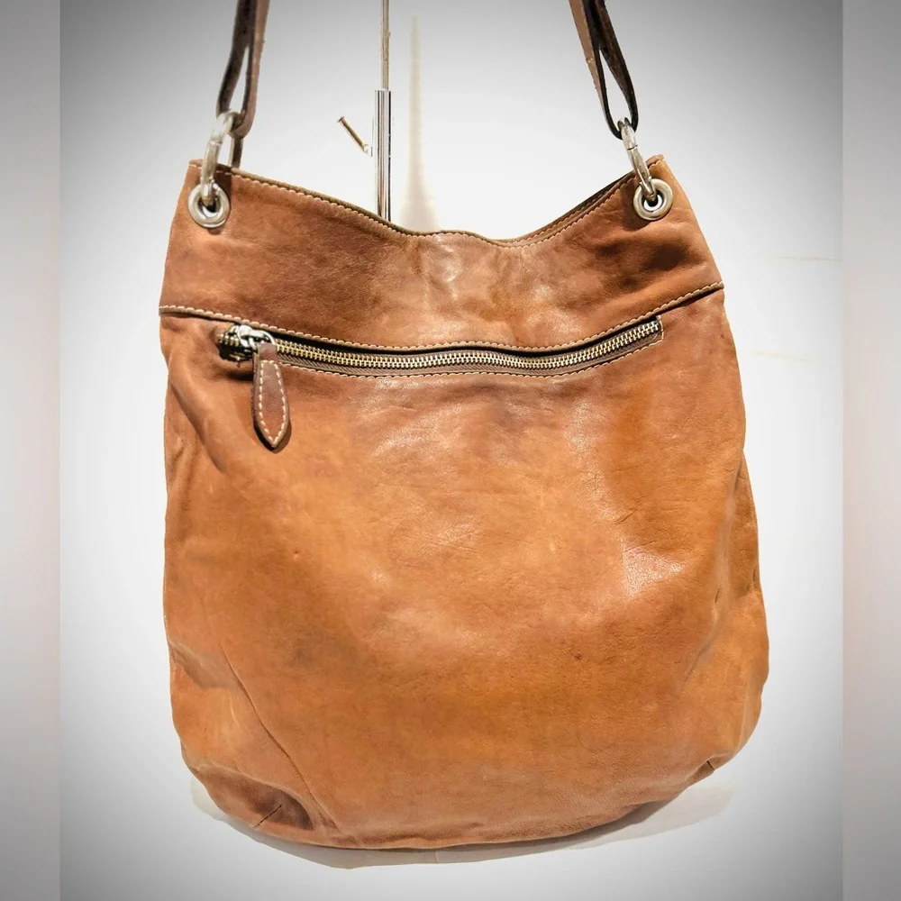 Marco Buggiani Italy Genuine Leather Hobo Bag